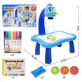 thumbnail image 2 of MesaSe Mini LED Projector Drawing Board Art Drawing Table Kids Painting Board Baby Learning Draw Paint Tools Children Educational Toy, 2 of 8