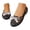Black, variant on HOWPAY Jelly Mesh Ballet Flats for Women Hollow out Closed Toe Slip on Sandals Casual Lightweight Summer Beach Clear Jelly Shoes Black 37
