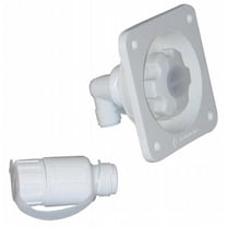 Water Pressure Regulator, Flush Mount - White