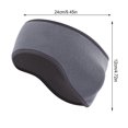 thumbnail image 3 of Calentadores para los oídos Greeniant Protección conveniente para Correr Esquiar Orejeras de invierno gris, 3 of 6