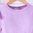 thumbnail image 6 of Gyexs Little Girls Tule Tutu Dress Toddler Kids Flutter Sleeve Princess Sundress Casual Summer Outfit Clothes Z13-Purple 2-3 Years, 6 of 6