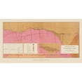 thumbnail image 3 of Becker 14x9 Black Modern Framed Museum Art Print Titled - Comstock Lode Sutro Tunnel Geology Nevada, 3 of 5