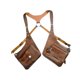 thumbnail image 5 of Bolsa de arnés de hombro, bolsa organizadora ajustable para ciclismo, pesca, senderismo y viajes. Marrón, 5 of 9