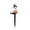A, variant on Solar Halloween Pathway Stake Light Outdoor Garden Yard Decor LED Ground Insert Lamp with Ghost Pumpkin Figure for Walkway Lawn Patio