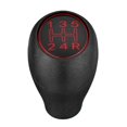 thumbnail image 1 of 5 Speed Manual Car Gear Shift Knob Shifter Lever Handle Stick Red ABS, 1 of 5