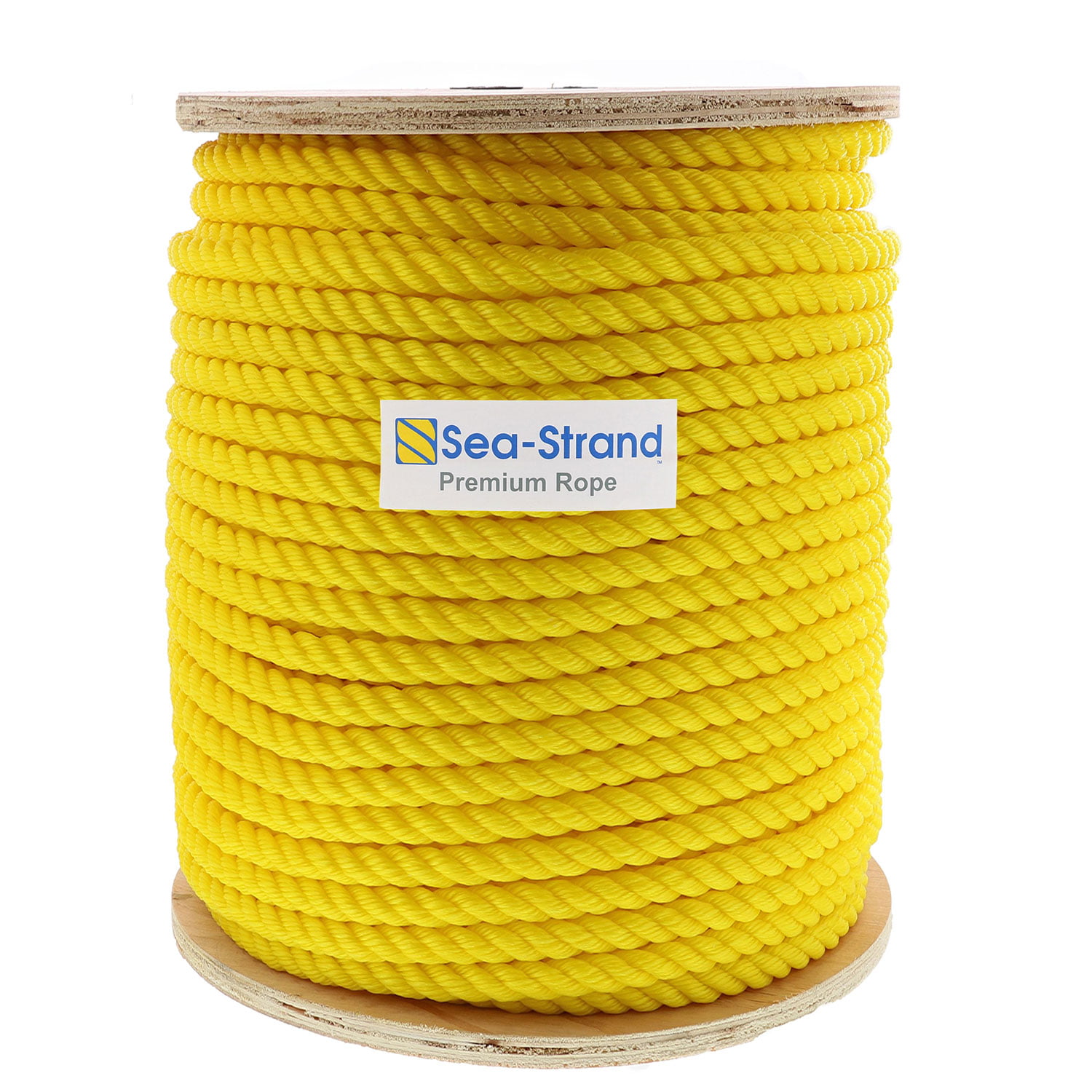 Poly Rope 1/4 Inch x 600 Feet Float On Water General Purpose For Camping Sailing 