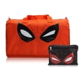 thumbnail image 4 of Marvel Spiderman Duffle Bag  Lightweight Foldable Travel Duffel with Shoulder Strap & Luggage Sleeve  Large Packable Spider Man Bag for Kids, Teens, or Adults  18" x 12"  Ages 3+, 4 of 6