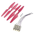 thumbnail image 2 of profesional Repuestos Quadcopter + CW CCW Motor Gift - Rojo Sunnimix Hélice, 2 of 6