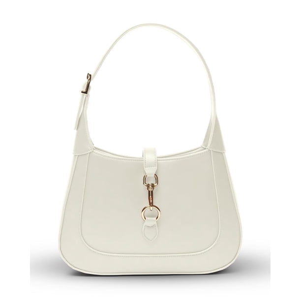 Bolso de hombro para mujer - Bolsos de hombro pequeños - Lindos bolsos Hobo de moda - Correa ajustable de cuero vegano
