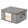 thumbnail image 1 of Bdday Sac de Rangement Visuel sous le Lit Boîte de Rangement Portable Organisateur de Rangement pour Couette d'Hiver, 1 of 3