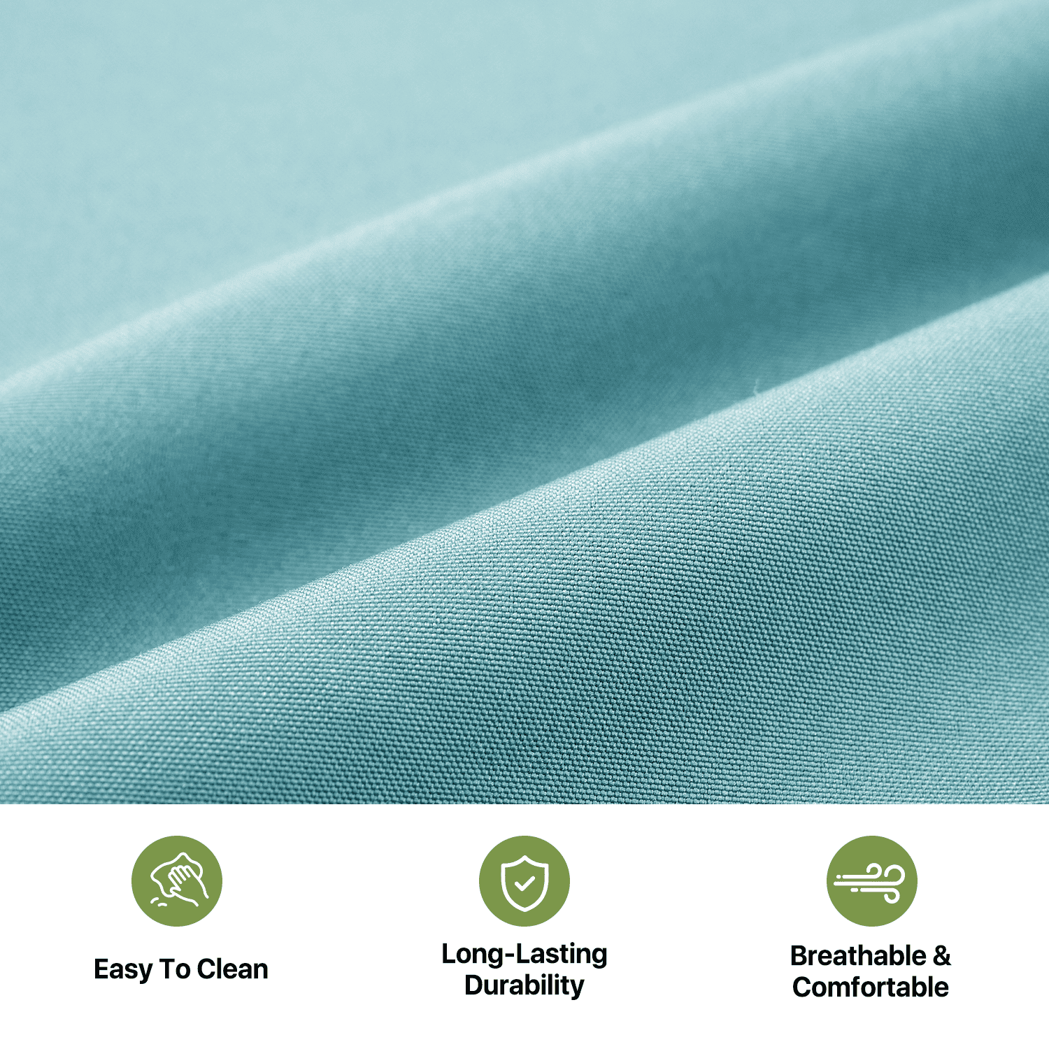 BaPiPro 14 Pack Sky Blue Outdoor Patio Sofa Cushion Replacement Covers, Fade‑Proof, Waterproof & Zippered, Wear‑Resistant, Stain‑Resistant Easy‑to‑Clean Slipcovers for Rattan Sectional Furniture