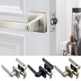 thumbnail image 1 of Puerta de dormitorio sólida de madera, cerradura silenciosa, puerta de madera, cerradura interna, para hogar, cerradura de puerta silenciosa, puerta de habitación, cerradura de puerta de madera,, 1 of 9