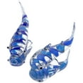 thumbnail image 6 of H&D Hand Blown Art Glass, Blue Shark Miniature Animals Collection(Shark), 6 of 6