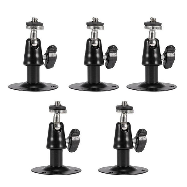 5PCS Camera Wall-Mounted Bracket Rotating Black broadcast Speaker Brackets Adjustable Projector Stand
