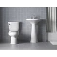 thumbnail image 3 of Kohler K-2362-8-0 Cimarron Pedestal Bathroom Sink with 8 in. Widespread Faucet Hole - White, 3 of 4