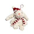 thumbnail image 4 of Llavero de Peluche Strade Fareast Limited Colgante de Conejo Raya Roja Blanca, 4 of 8