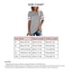 thumbnail image 3 of Bienvenido Mujeres Camisetas De Manga Corta Verano Casual Suelto Contraste Color Mujeres Manga Corta Cuello Redondo Blusa Tops Gris M, 3 of 3
