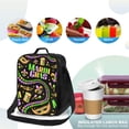 thumbnail image 4 of Disketp Mardi Gras3 Bolsa Térmica Estampada para Almuerzo, Lonchera para Hombres y Mujeres Adultos, 4 of 7