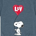 thumbnail image 3 of Peanuts - Snoopy Luv  - Toddler And Youth Short Sleeve Graphic T-Shirt, 3 of 6