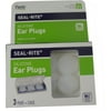 Flents Seal-Rite Silicone Ear Plugs, 3 Pairs (Pack of 4)