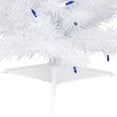 thumbnail image 5 of Northlight 2' Pre-lit White Iridescent Pine Artificial Christmas Tree - Blue Lights, 5 of 5