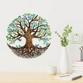 thumbnail image 3 of Metal Wall Art Sculpture Life Ornament Hanging For Home Room Interior Modern Abstract Design, 3 of 6