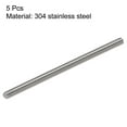 thumbnail image 2 of Uxcell M4 x 90mm Fully Threaded Rod 304 Stainless Steel Right Hand Threads 5 Pack, 2 of 5