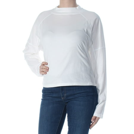 Download Free People - FREE PEOPLE Womens Ivory Cotton Mock Neck ...