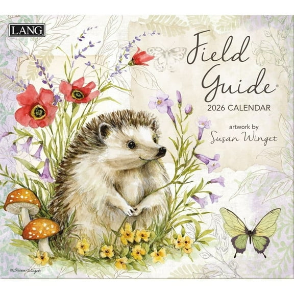Lang Companies, Field Guide 2026 Wall Calendar by Susan Winget, 13.4'' X 12'', 12-Month Calendar with Stapled Binding