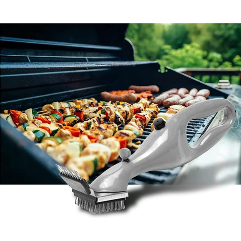 Steam top grill brush