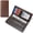Brown, variant on Mandu RFID Long Wallet for Men Slim Bifold Wallet with ID Window Card Holder Cash Pocket and Zipper Coin Pocket, Business Wallet for Daily Use