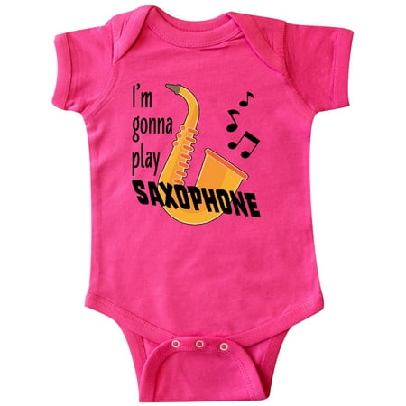

Inktastic I m Gonna Play Saxophone- music Gift Baby Boy or Baby Girl Bodysuit