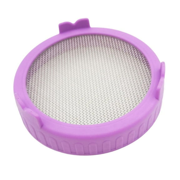 Wmool XIAOBAN Sprouting Lids,Sprouting Jar Strainer Lid,with Stainless Steel Screen Cover,Germination Kit Sprout Maker for Grow Bean Sprouts, Alfalfa, Salad Sprouts