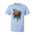 thumbnail image 3 of Dean Russo Some Angels Dog Lover Men's Graphic T-Shirt, Light Blue, 5X-Large, 3 of 6