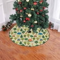 thumbnail image 2 of FMSHPON Camping in Tent Outdoor Xmas Christmas Tree Skirt Stand Mat for Holiday Party Decoration Indoor Outdoor 36 inches, 2 of 3
