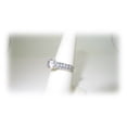 thumbnail image 2 of Solid Sterling Silver 2.0 ct Zircon Diamond Engagement Promise Ring | Size 7, 2 of 6