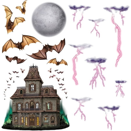 Haunted House Night Sky Props Halloween Decoration