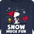 thumbnail image 3 of Peanuts - Snoopy and Woodstock Snow Much Fun - Toddler And Youth Long Sleeve Graphic T-Shirt, 3 of 6