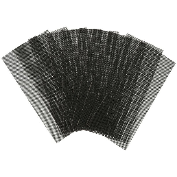 BRIGHTFUFU 10 hojas de lija de malla para lijar en seco y húmedo para muebles de jade y metal (grano 240)