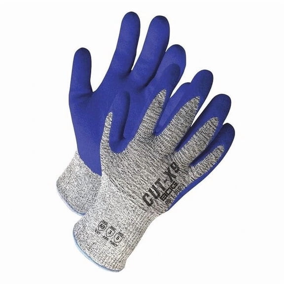 Cut-Resistant Coated Gloves, Cut Level A9 ,Dipped ,Nitrile ,Sandy ,S 1 PR