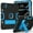 Black+Blue, variant on Dteck Case for iPad Pro 11 inch 2024,Shockproof Silicone + PC 3-Layer Protection Kickstand Case Heavy Duty Cover for iPad Pro 11-in. (M4) 2024,Rose+Blue