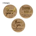 thumbnail image 3 of ZUARFY 500pcs/roll Thank You for Supporting My Small Business Kraft Stickers with Gold Foil Round Labels, 3 of 7