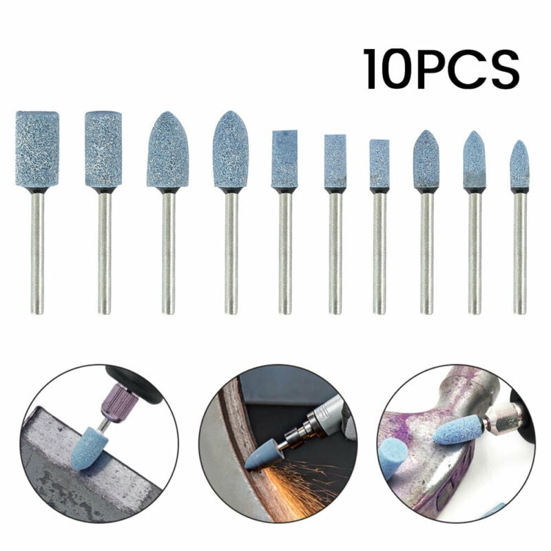 Willstar 10pcs Ceramic Stone Polishing Grinding Dremel Rotary Die