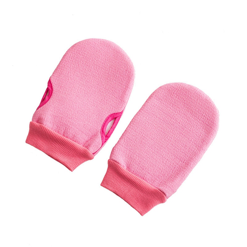 AkoaDa Bath Gloves Cuozao Exfoliating Gloves Adult Rubbing Back Double