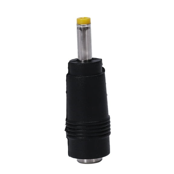 2X Yellow Tip 4.0X1.7 mm Male Plug to 5.5X2.1mm Female Jack DC Power Connector Black