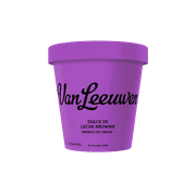 Van Leeuwen Artisan French Dulce De Leche Brownie Flavored Ice Cream, 14 oz 1 Count