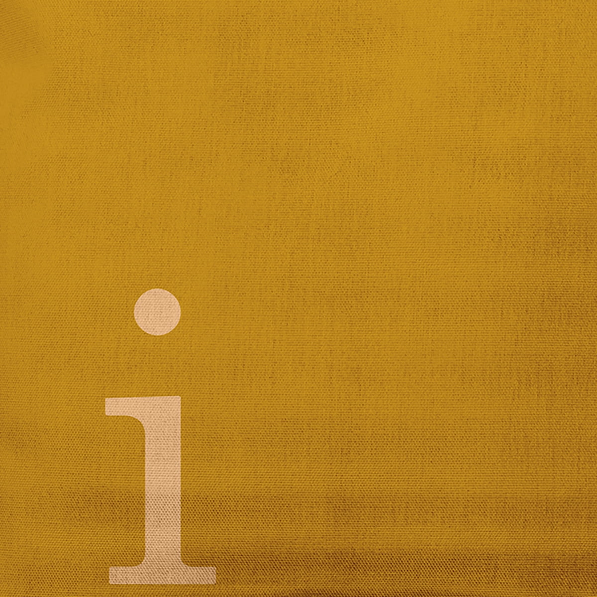 Simply Daisy 16" x 16" Modern Monogram Indoor/Outdoor Polyester Throw Pillow, Autumn Gold