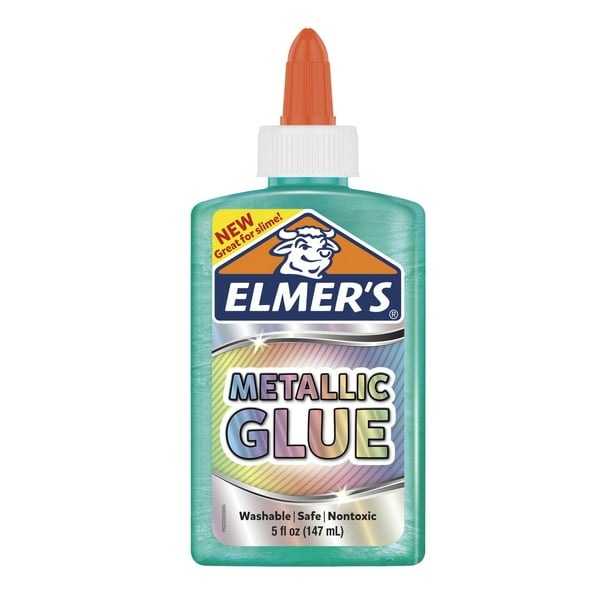 Elmer's Colle Liquide de Couleur Métallique Sarcelle