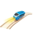 thumbnail image 2 of Juguete de tren con control remoto para niños Train Hape, azul, 2 of 2