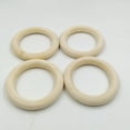 thumbnail image 4 of Anillos de para Decoracion de cumpleaños Jueguete para Niños 65mm CUTICAT Anillo de dentición de madera, 4 of 6